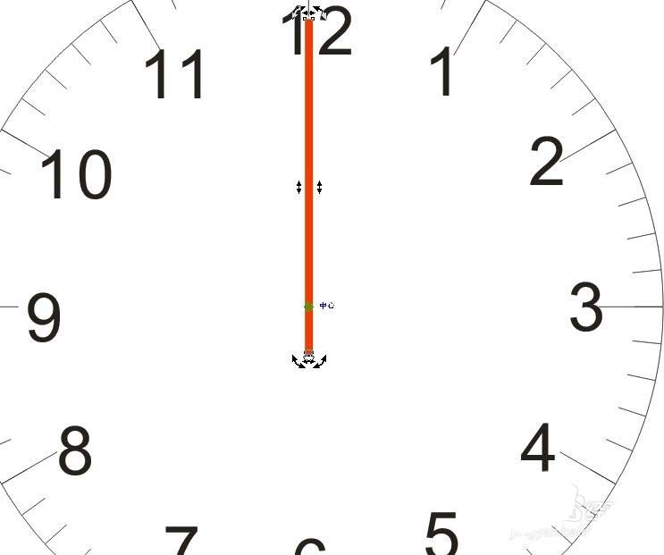 cdr制作简单钟表的操作流程