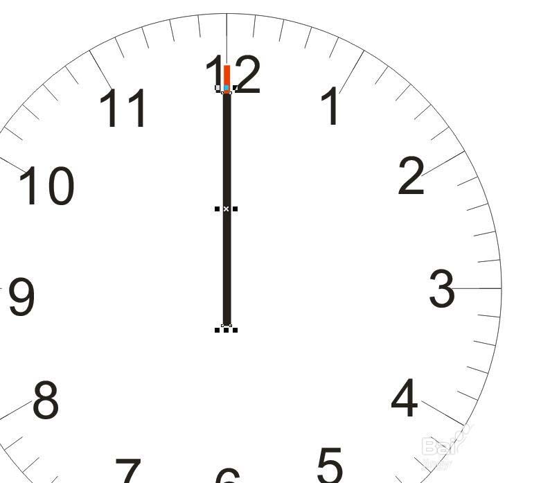 cdr制作简单钟表的操作流程