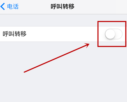 iphone设置呼叫转移的操作流程