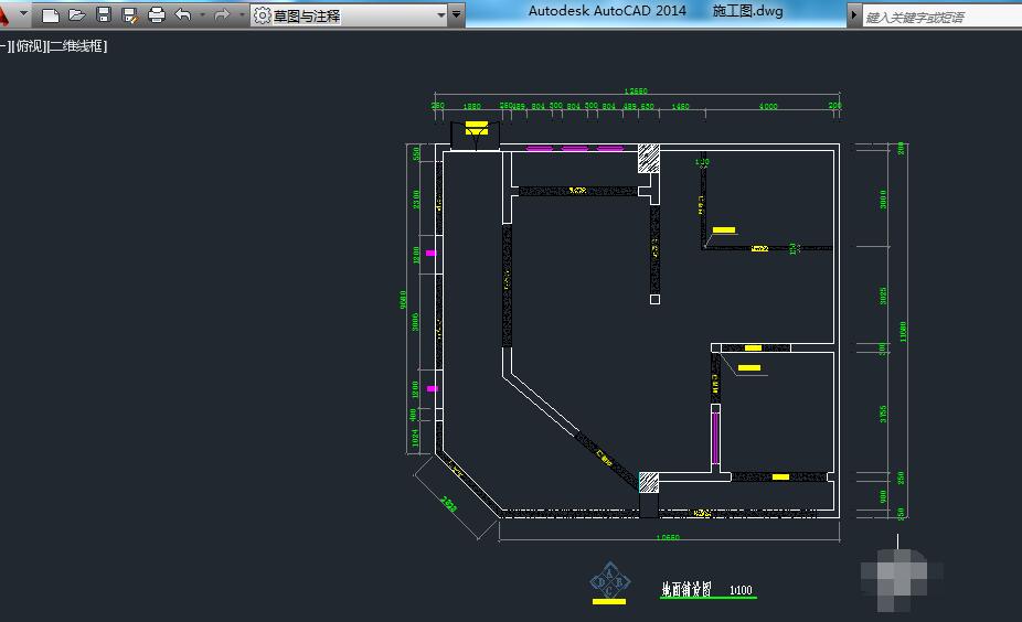 CAD绘制地面铺设图纸的详细操作