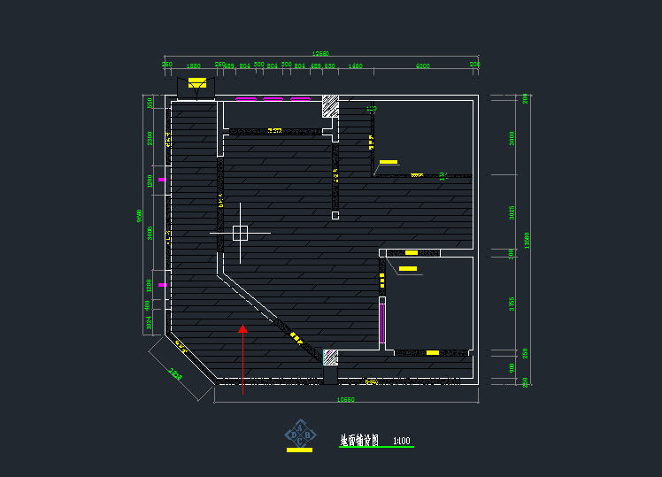 CAD绘制地面铺设图纸的详细操作