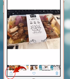 在苹果手机里发送livephoto照片的操作流程