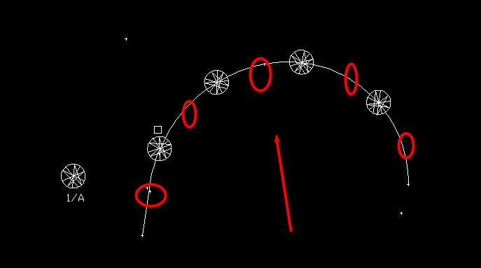 cad将块按所画线条分布的图文操作