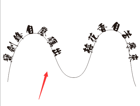 cdr打造曲线文字路径的操作流程