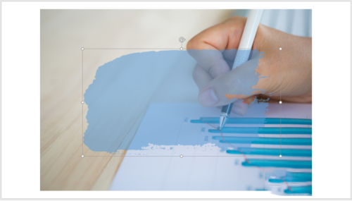 PPT制作笔刷填充图片效果的图文操作