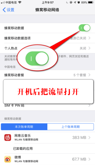 iPhone解除流量下载限制的具体操作