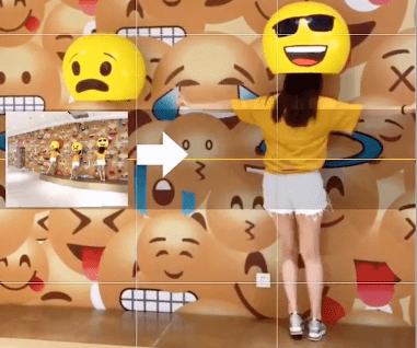 在iPhone里使用全景模式拍出分身效果的具体操作