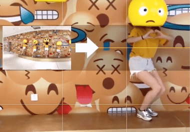 在iPhone里使用全景模式拍出分身效果的具体操作