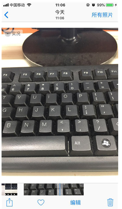 使用iPhone XR拍出动态照片的操作流程