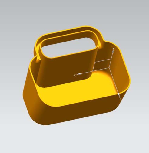 UG做出玩具篮模型的操作过程