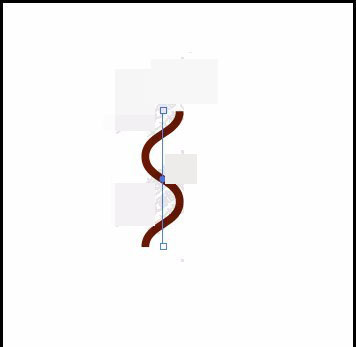 illustrator将一条直线制成S型曲线的图文操作