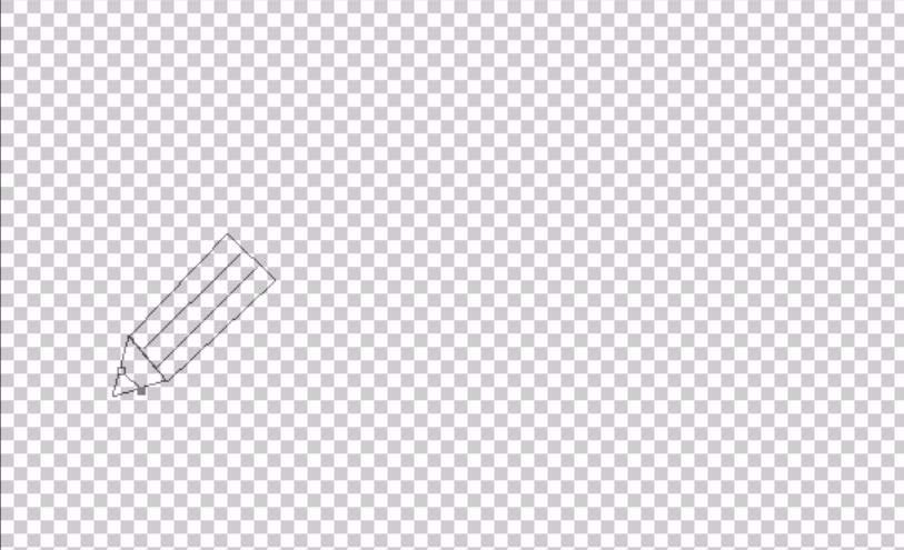 ps制作钢笔及铅笔图标的操作流程