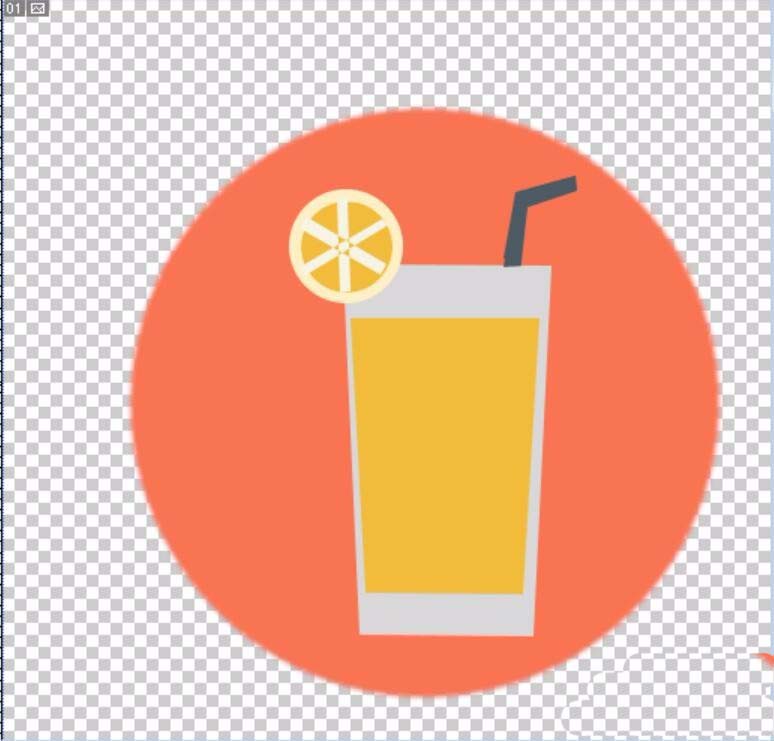 ps做出果汁饮料杯的图文操作