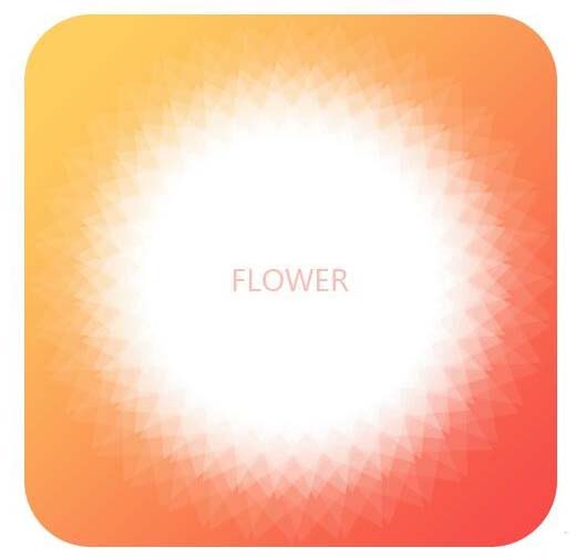 ps制作花朵的操作流程