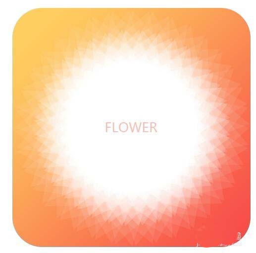 ps制作花朵的操作流程