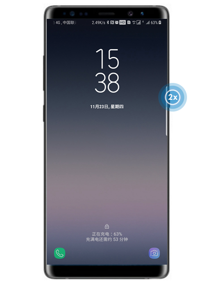 三星note8快速启动相机的详细教程