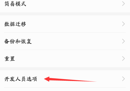 华为畅享8e开发者选项位置的详细介绍