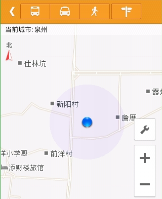 老虎地图APP中搜索路线的步骤介绍