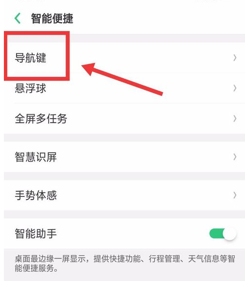 OPPO R15设置导航手势的简单操作