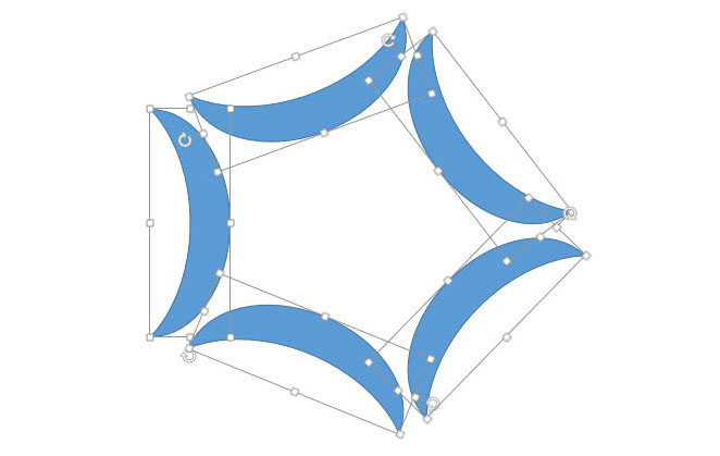 PPT制作月牙形环形图的操作流程
