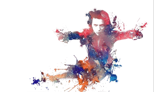 PS合成超酷泼墨效果海报的详细操作