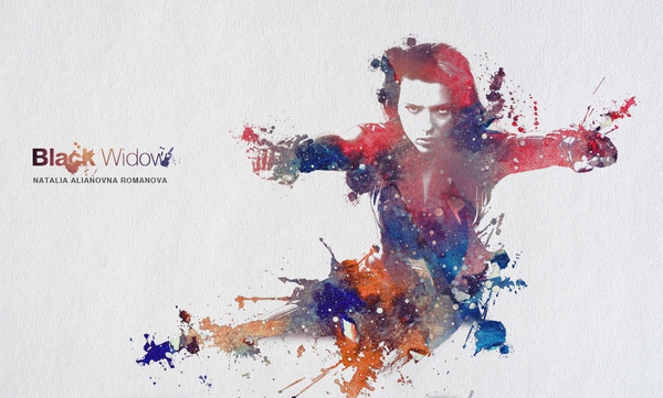 PS合成超酷泼墨效果海报的详细操作