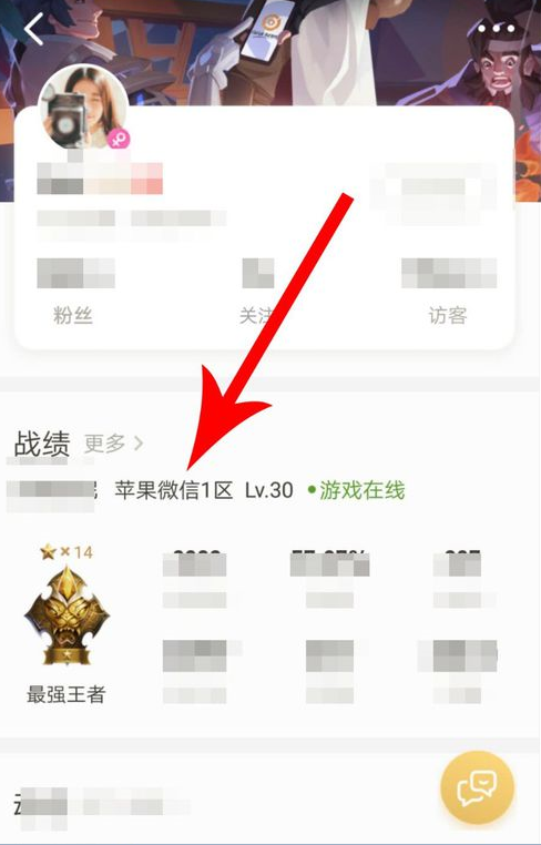 在王者营地里查看好友在线的图文操作过程