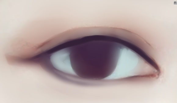 ps结合sai转手绘眼睛的详细操作