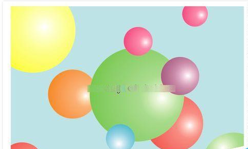 CDR制作多彩泡泡的图文操作