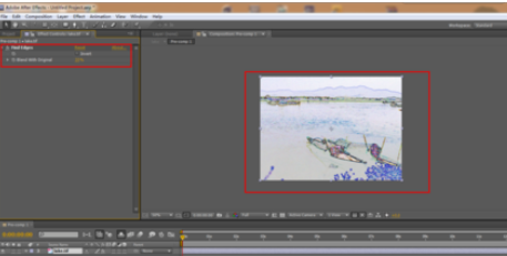 Ae打造水墨画效果的图文操作