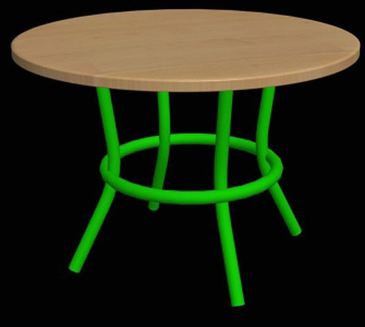 3dmax制作圆形餐桌模型的详细操作流程