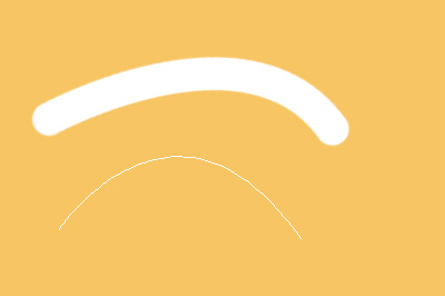 PS制作弧线的详细操作过程