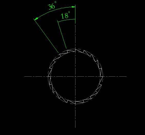 AutoCAD制作锯齿盘图纸的详细操作