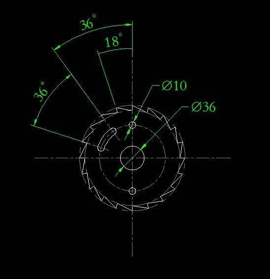 AutoCAD制作锯齿盘图纸的详细操作