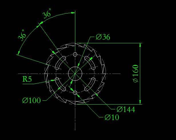 AutoCAD制作锯齿盘图纸的详细操作