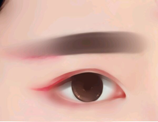 PS仿手绘制作水灵眼睛的详细操作