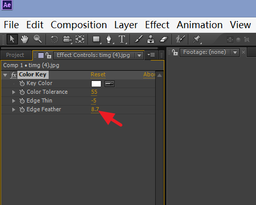 利用ae抠图的详细操作流程