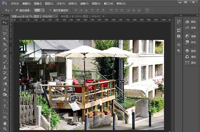 利用PS将风景照转换成彩铅手绘效果的使用操作讲解