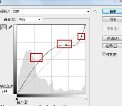 photoshop使用曲线的操作流程