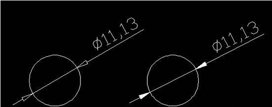 CAD标注时让标注空心箭头变成实心箭头的操作步骤