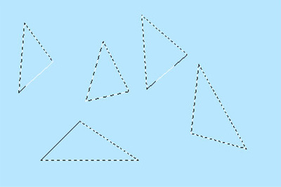 PS制作三角形的详细操作