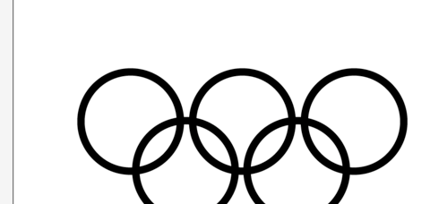 ai打造奥运五环图案的详细步骤