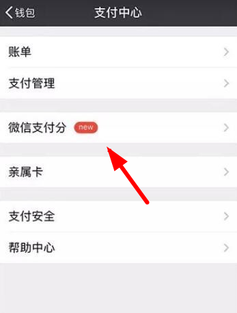 在微信里查询支付分的简单操作