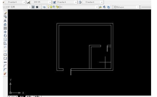cad绘制门的操作流程