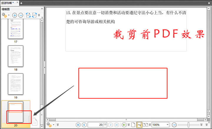 迅捷PDF编辑器剪裁PDF文件页面的详细操作