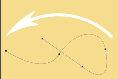 Photoshop绘画出弯曲箭头的具体操作方法