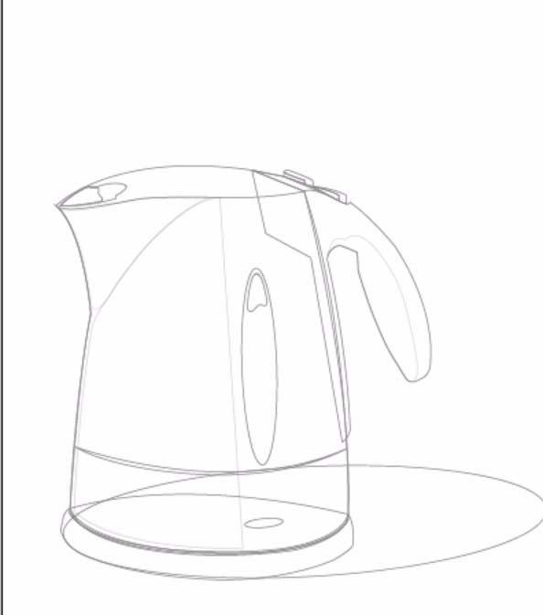 ai制作卡通电热水壶的图文操作