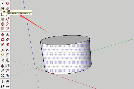 草图大师进行材质贴图的操作过程