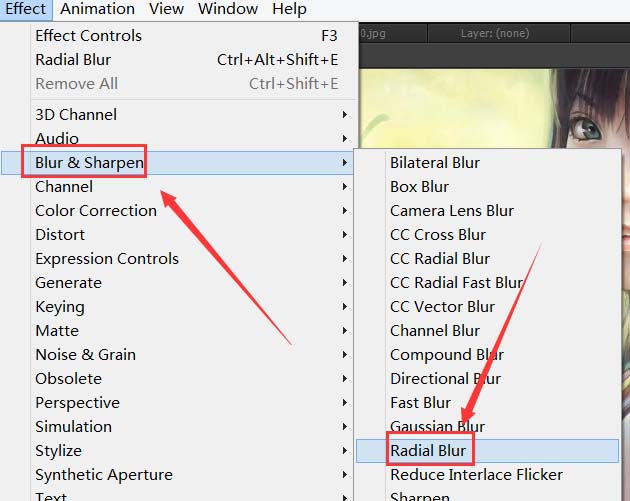 ae将图片制作出动感效果的详细操作步骤
