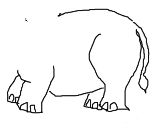 fireworks绘制大象图的详细操作